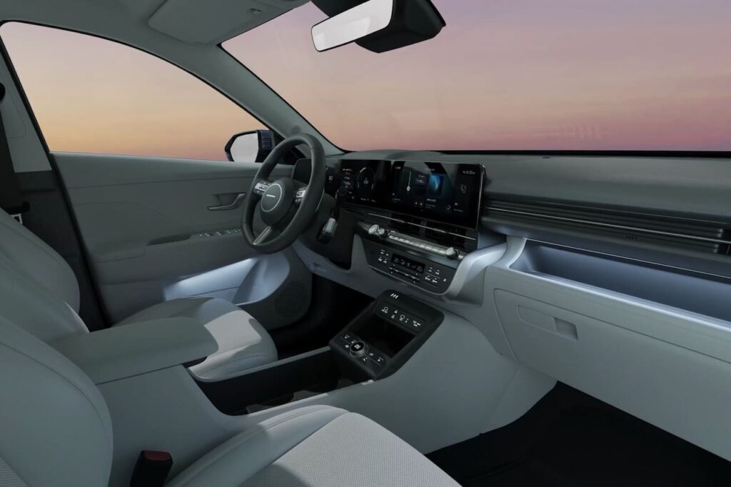 2024 Hyundai Kona Electric dashboard side view