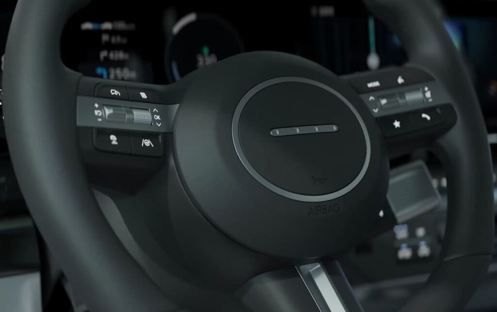 2024 Hyundai Kona Electric steering wheel