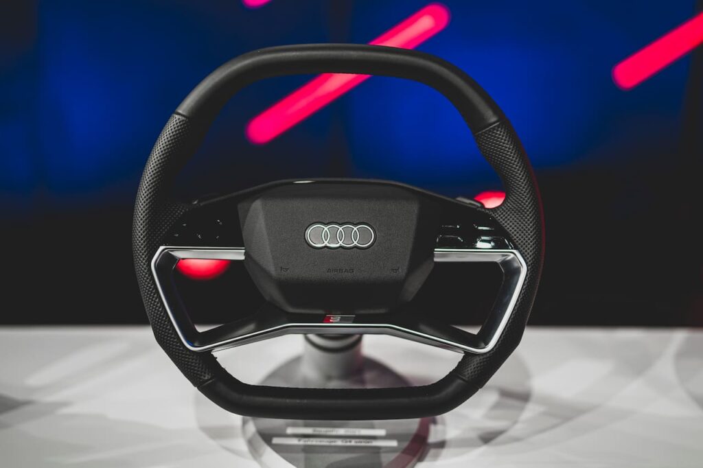 All-new Audi steering wheel