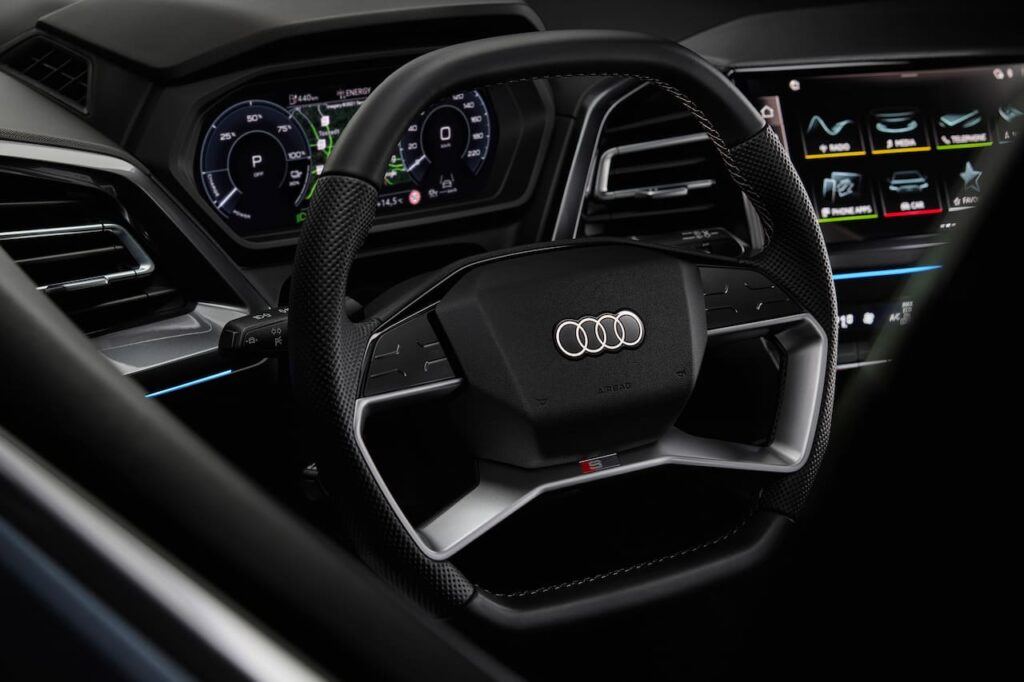 New generation Audi steering wheel