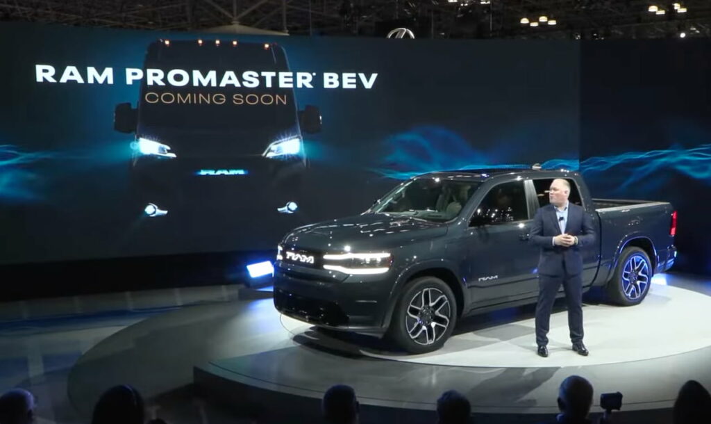 RAM Promaster BEV teased at New York International Auto Show 2023
