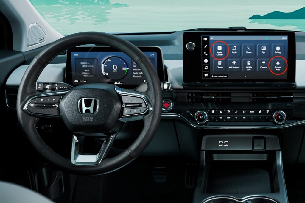 2024 Honda Prologue Apple CarPlay Android Auto
