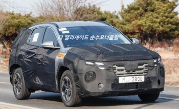 2024/2025 Hyundai Tucson (facelift) spotted testing in S.Korea