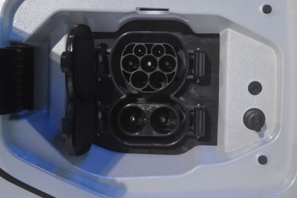 Toyota Hilux Electric concept charging port