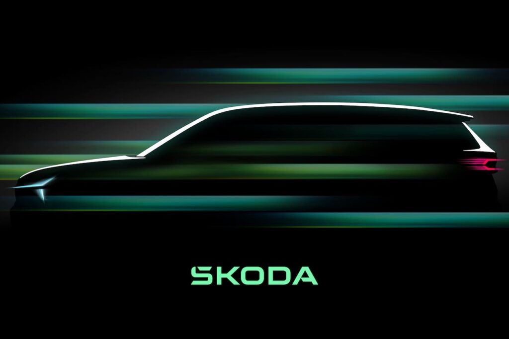 2024 Skoda Kodiaq side profile teaser