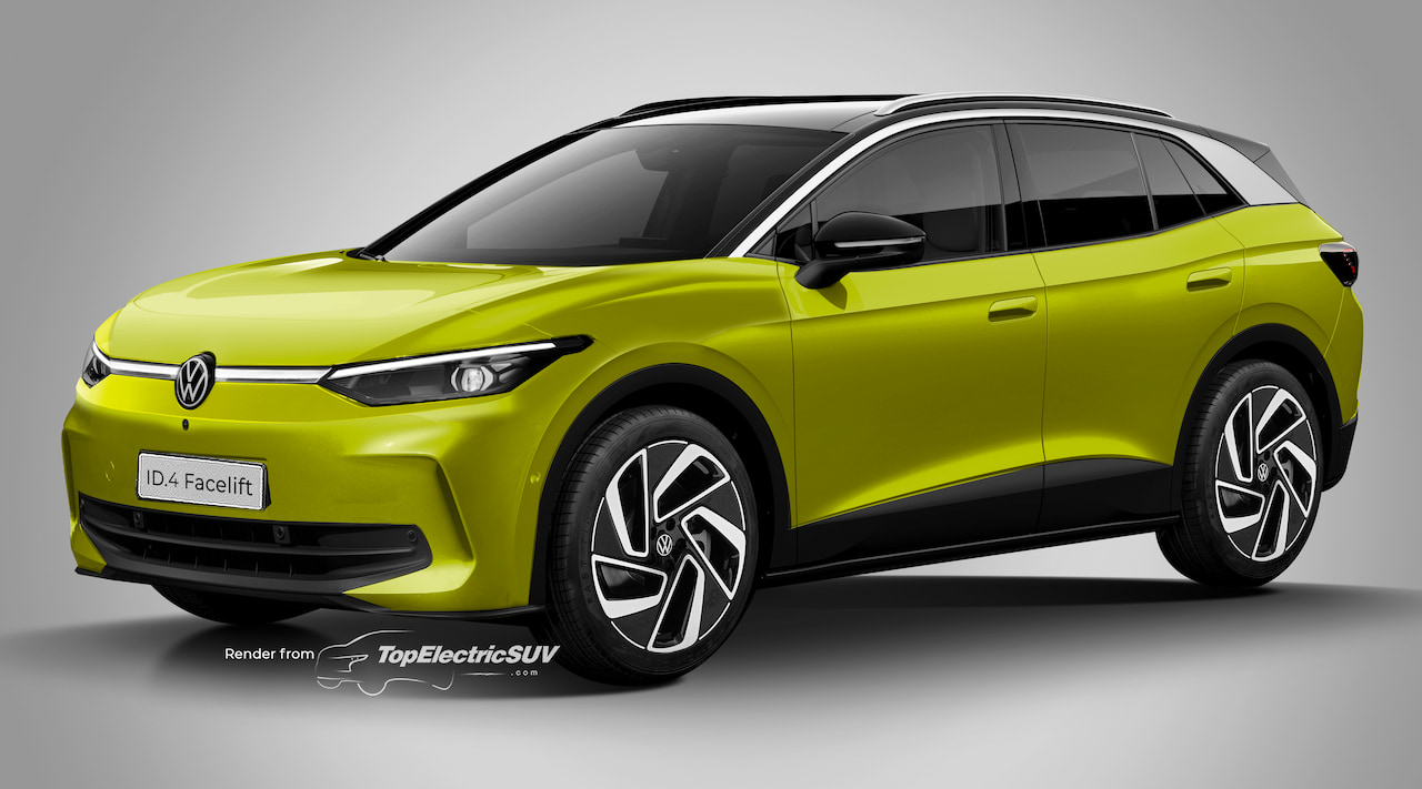 VW ID.4 facelift (2024 launch) details reported by the German media