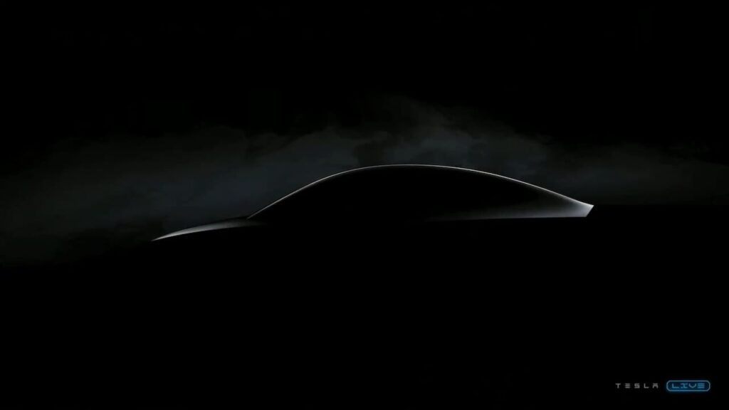 Tesla compact car teaser