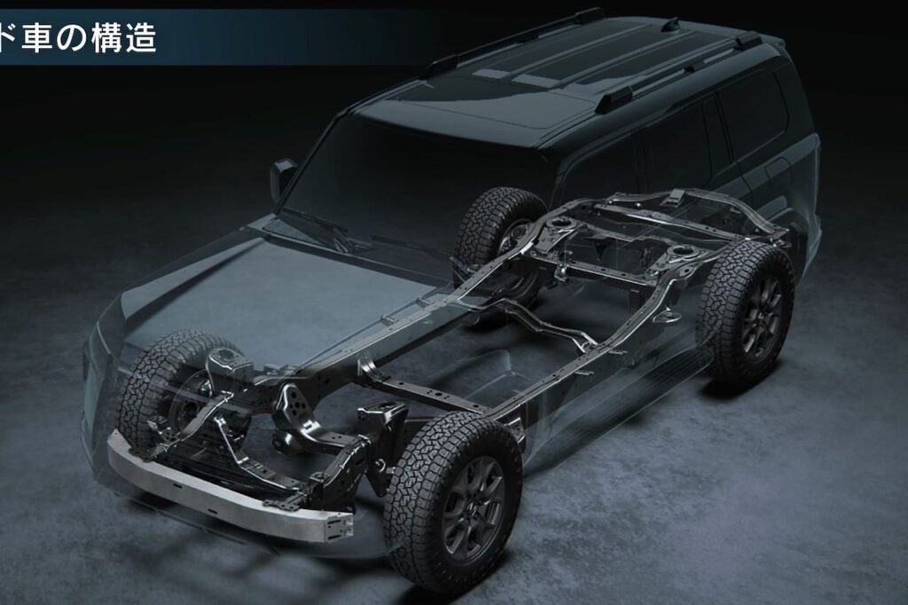 2024 Lexus GX GA-F platform frame