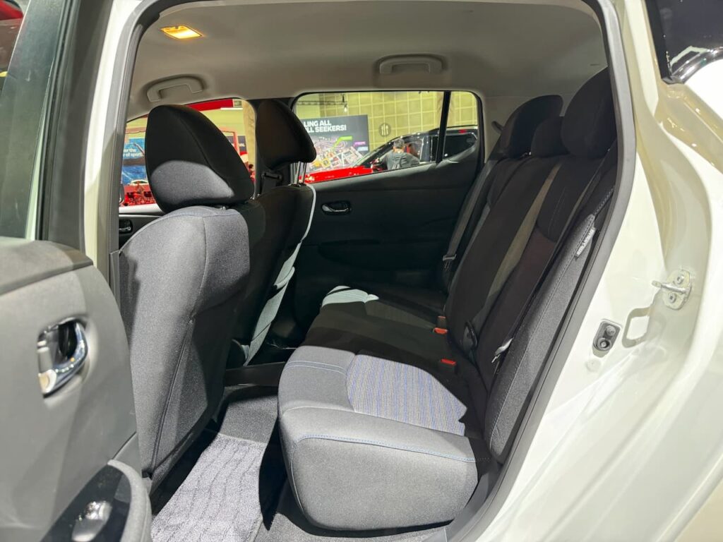 2024 Nissan Leaf rear seat