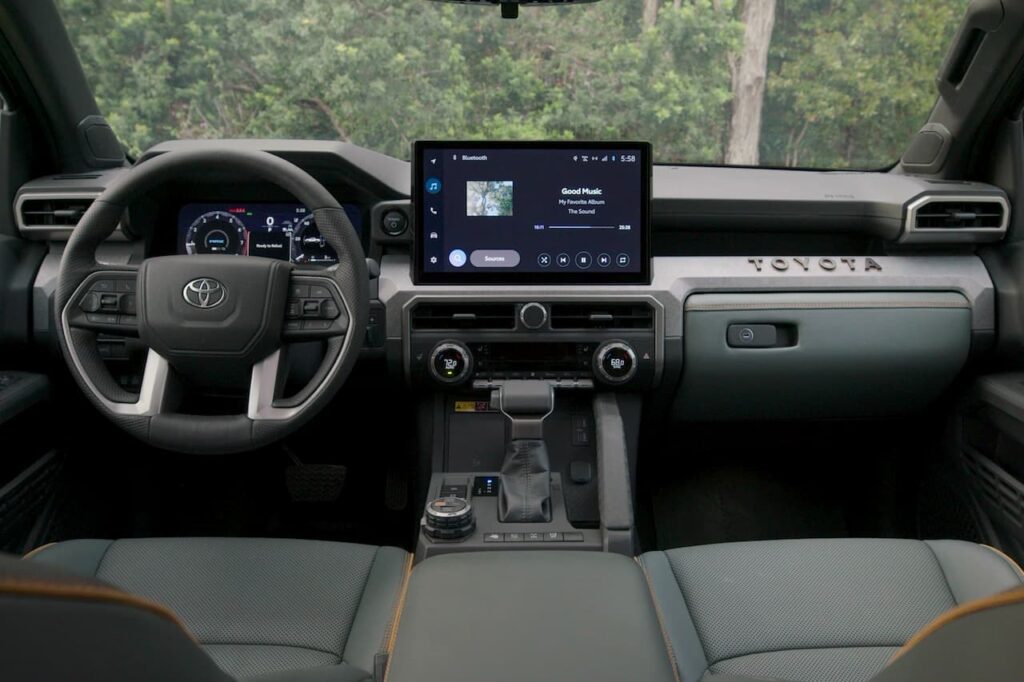 2024 Toyota Tacoma Hybrid Trailhunter interior dashboard