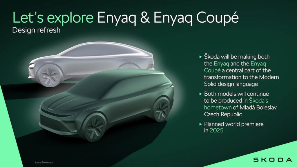 Skoda Enyaq iV facelift 2025 confirmed