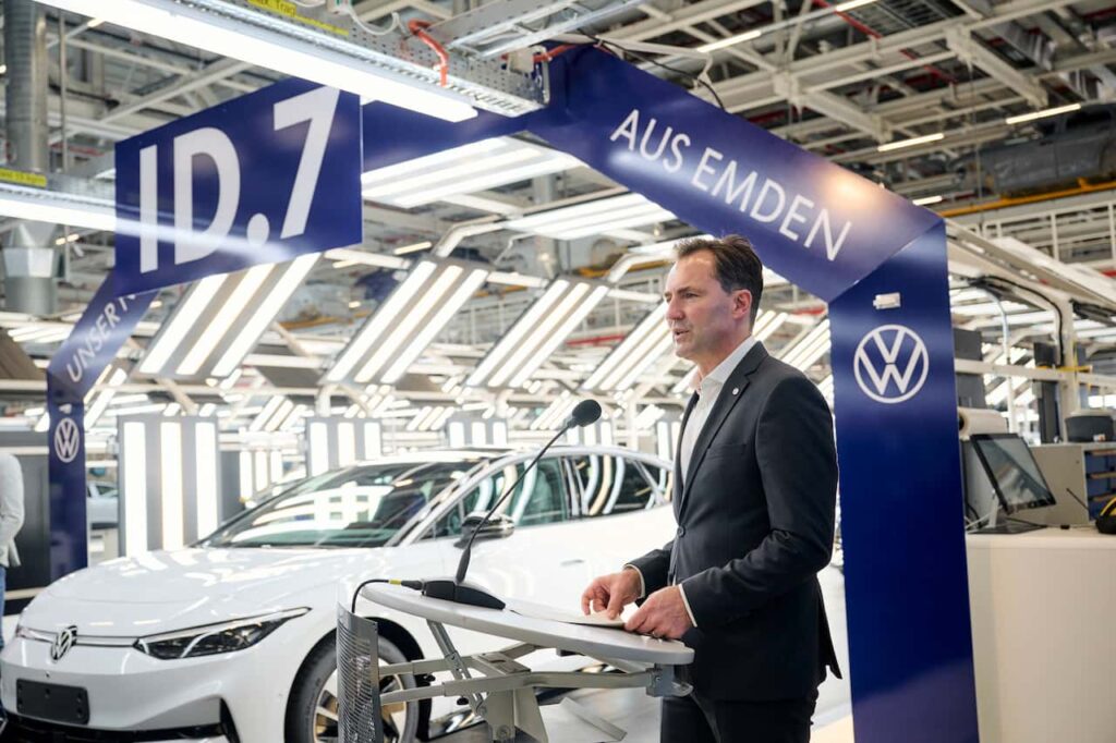 VW ID.7 Emden plant production Thomas Schäfer