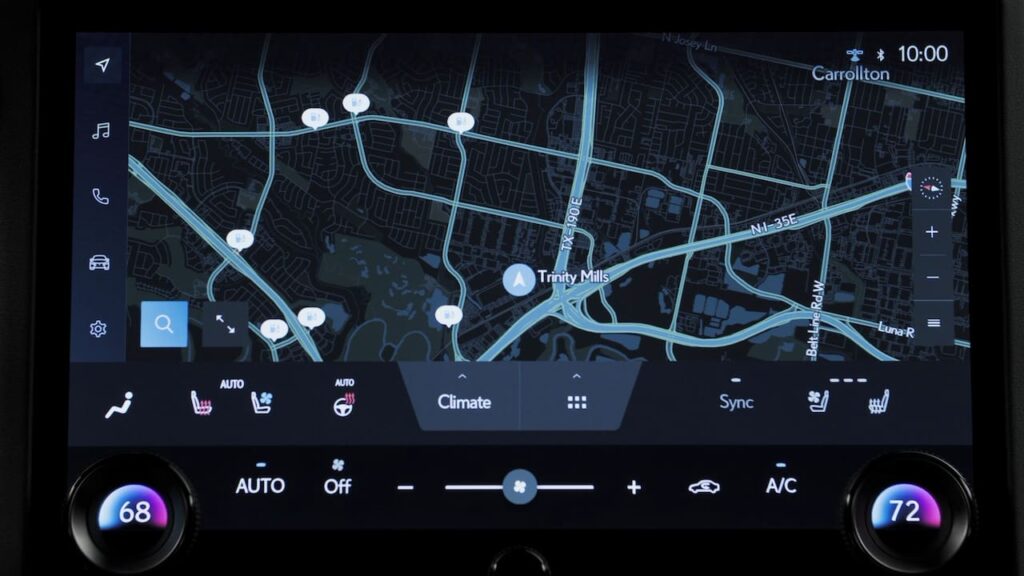 2024 Lexus TX infotainment system navigation