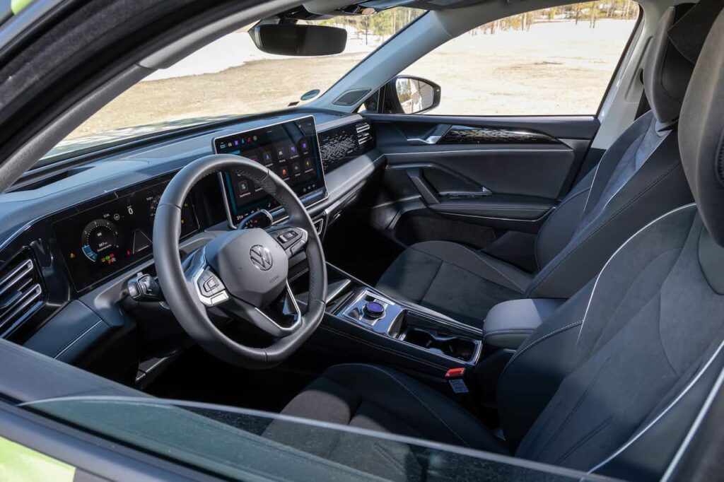2024 VW Tiguan interior dashboard prototype