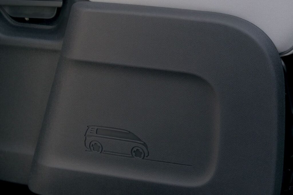 2025 VW ID. Buzz easter egg rear seat