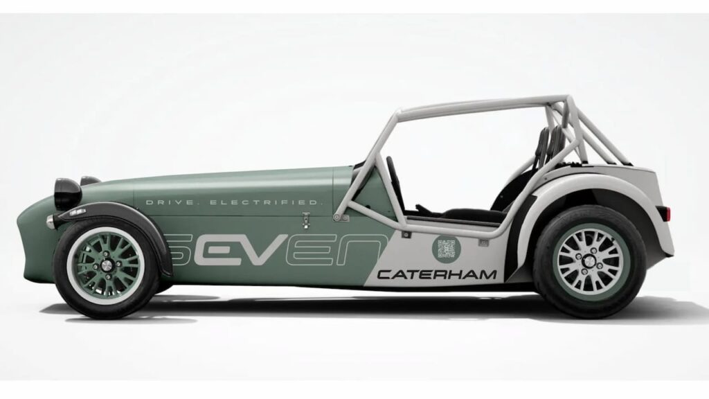 Caterham EV Seven side profile