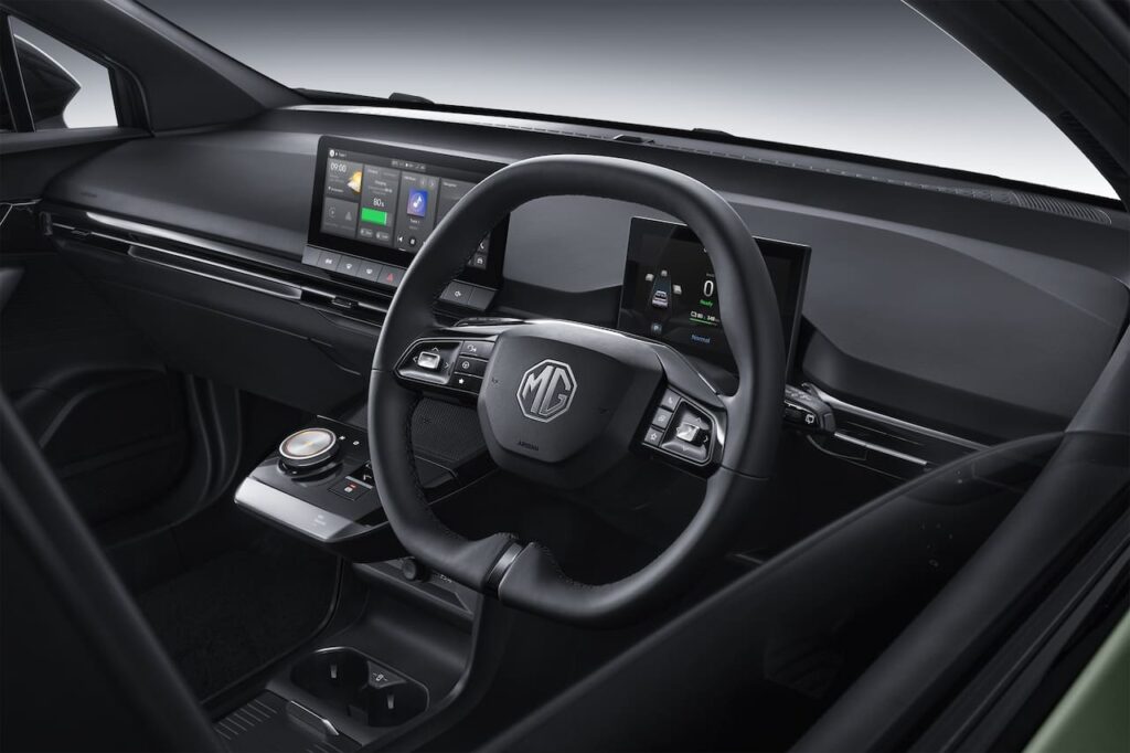 MG4 EV XPower interior dashboard