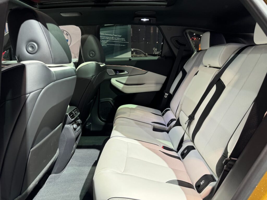 2024 Acura ZDX Type S rear seat