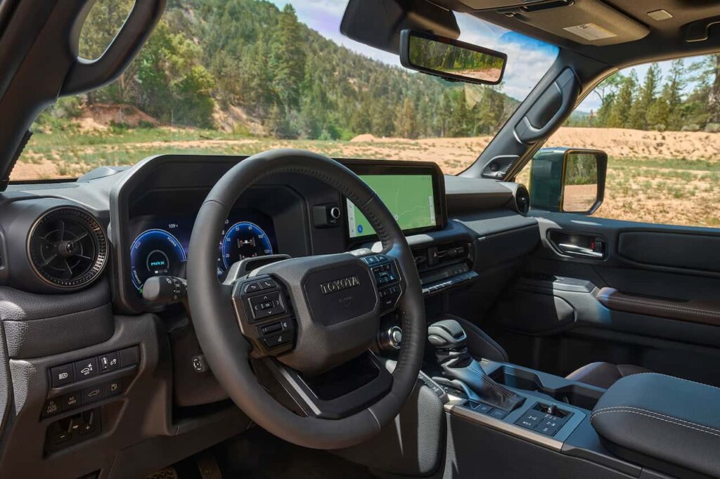 2024 Toyota Land Cruiser dashboard side view
