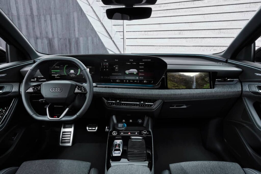 Audi Q6 e-tron interior dashboard