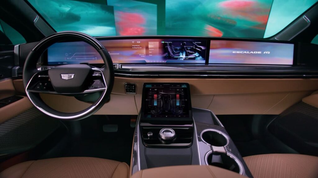 Cadillac Escalade IQ interior dashboard
