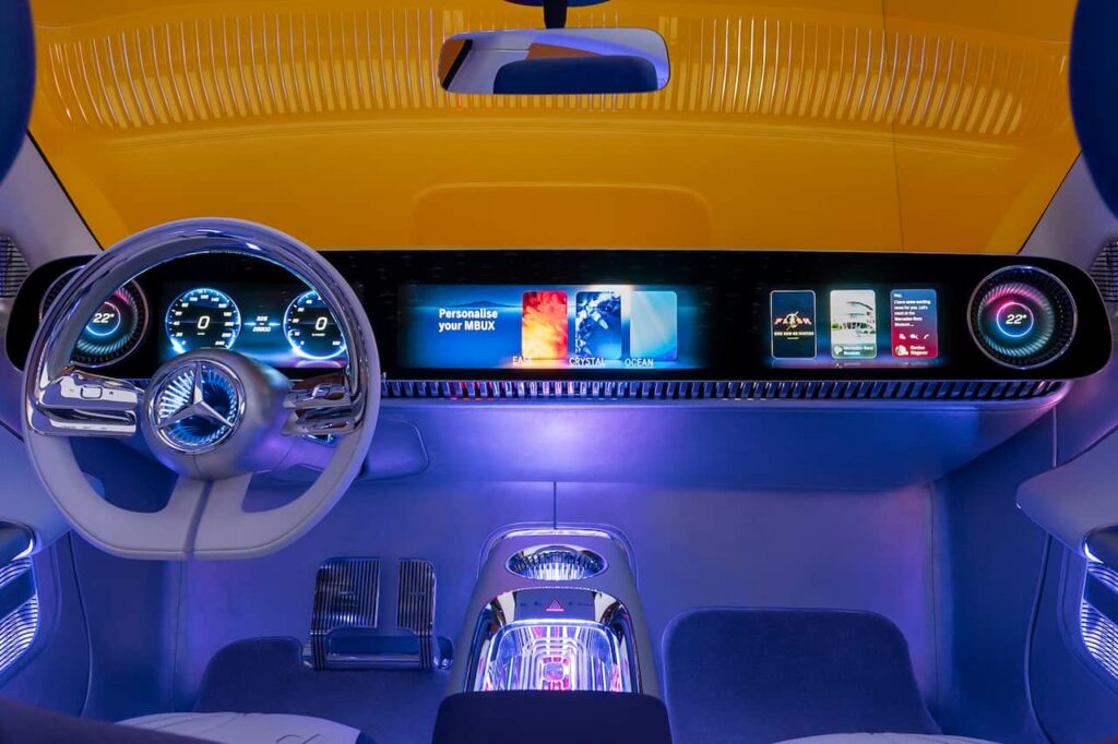 Mercedes Concept CLA Class interior dashboard