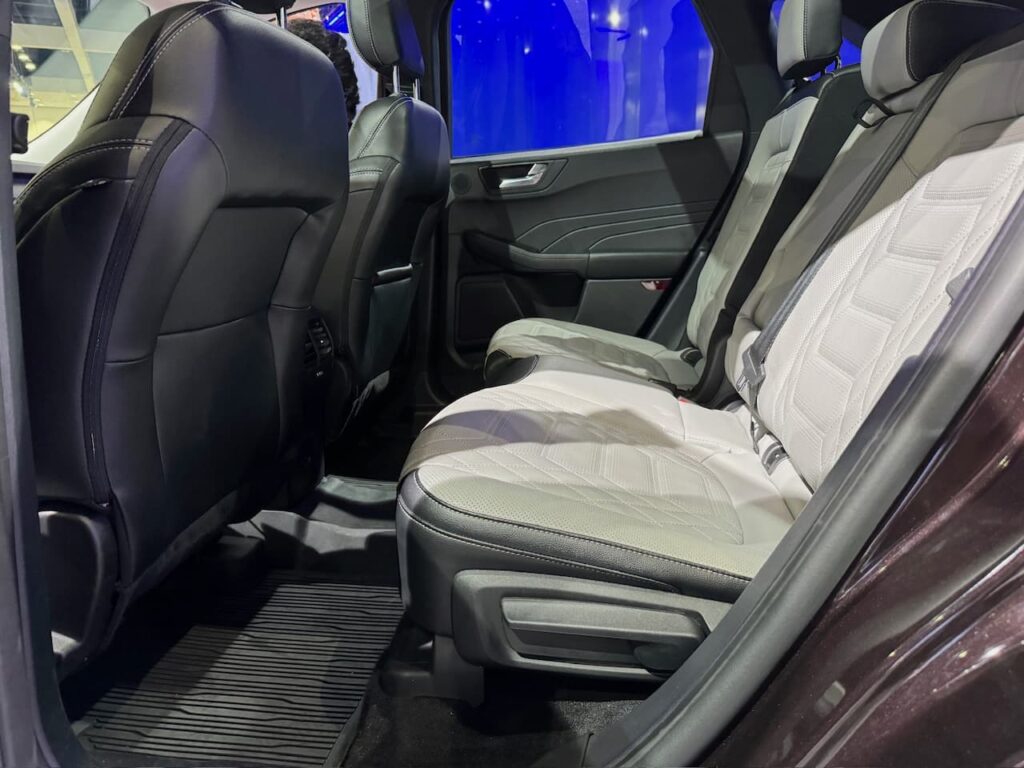 2024 Ford Escape Hybrid Platinum rear seat
