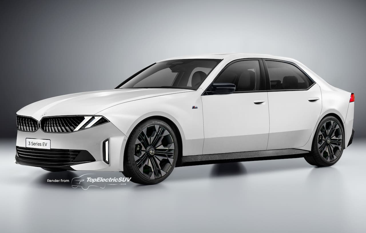 BMW 3 Series Electric Neue Klasse rendering
