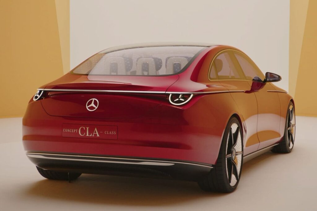Mercedes Concept CLA Class rear three quarter