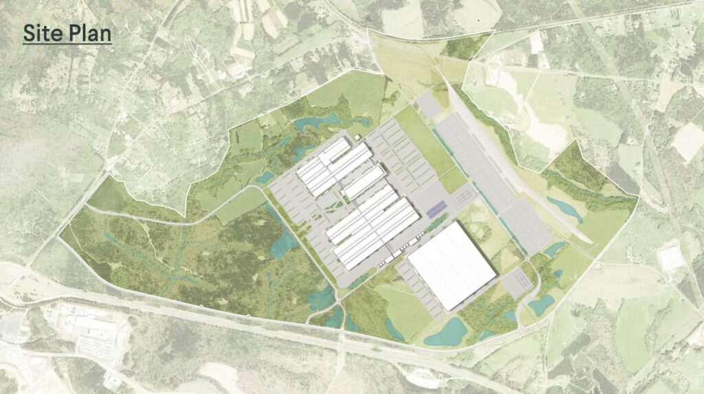 Rivian Georgia plant site plan
