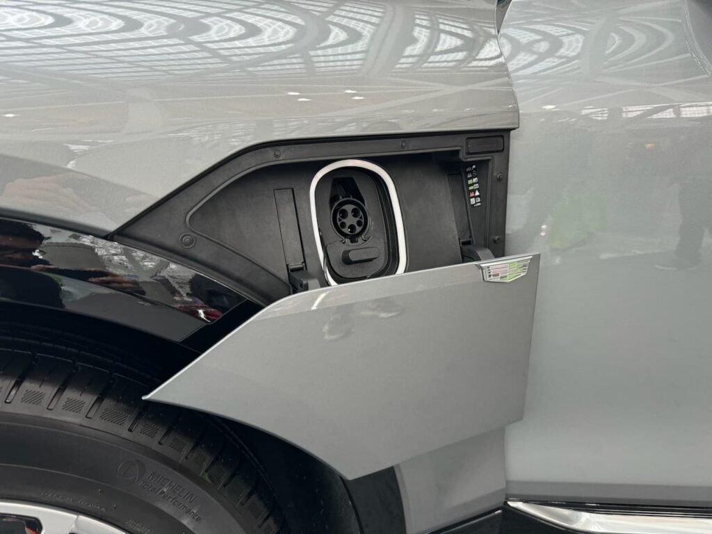 2024 Cadillac Lyriq charging port door