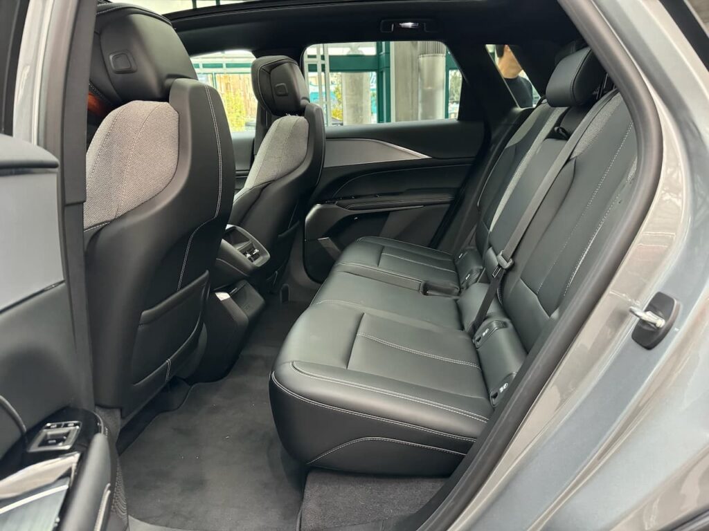 2024 Cadillac Lyriq rear seat