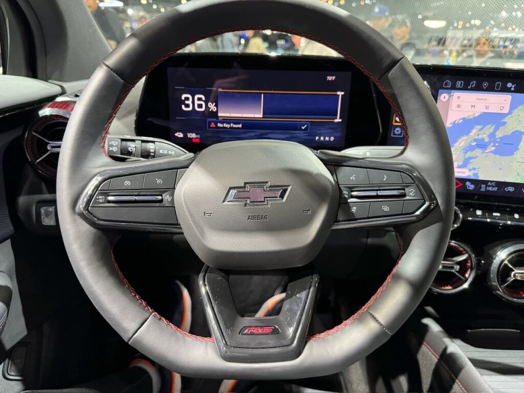 2024 Chevrolet Blazer EV RS AWD steering wheel