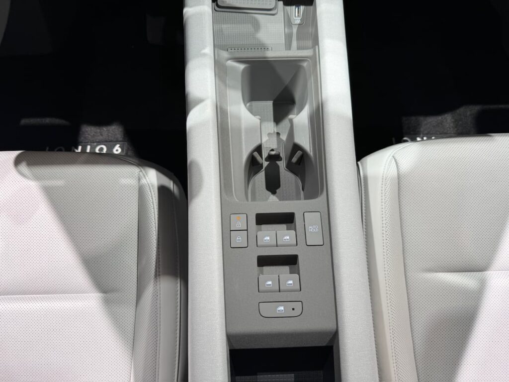 2024 Hyundai Ioniq 6 center console switches