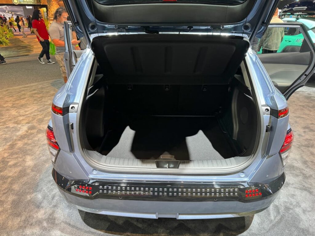 2024 Hyundai Kona EV cargo boot