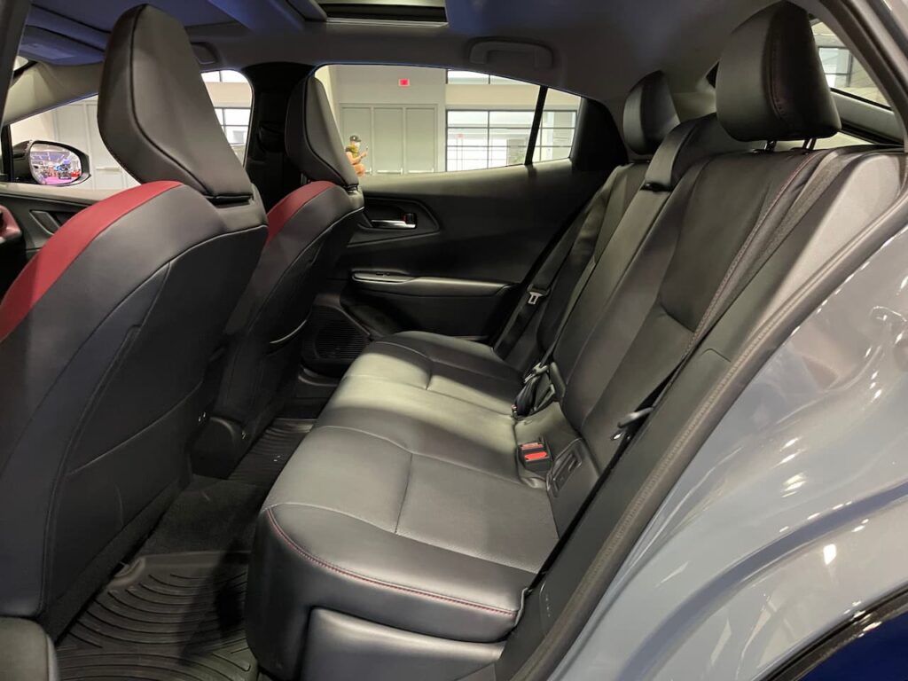 2024 Toyota Prius Prime rear seat