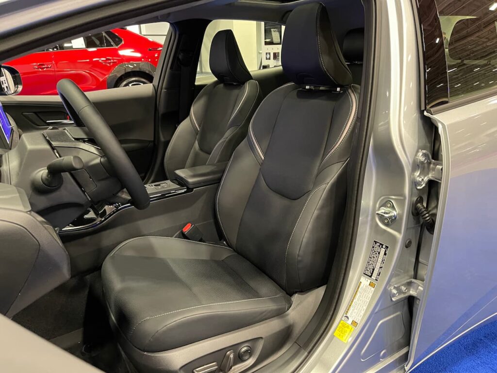 2024 Toyota Prius front seats