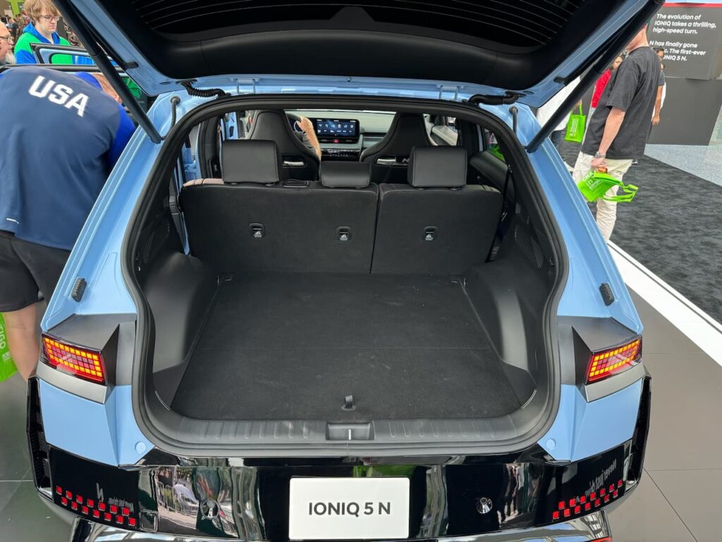 2025 Hyundai Ioniq 5 N boot cargo