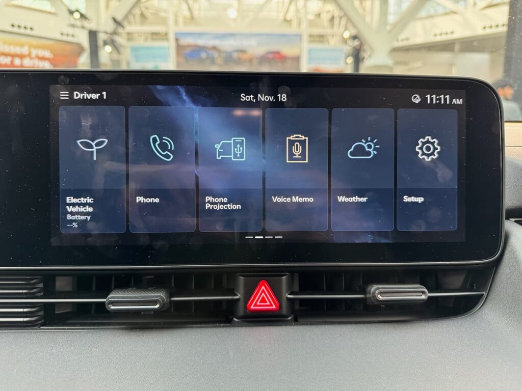 2025 Hyundai Ioniq 5 N infotainment screen