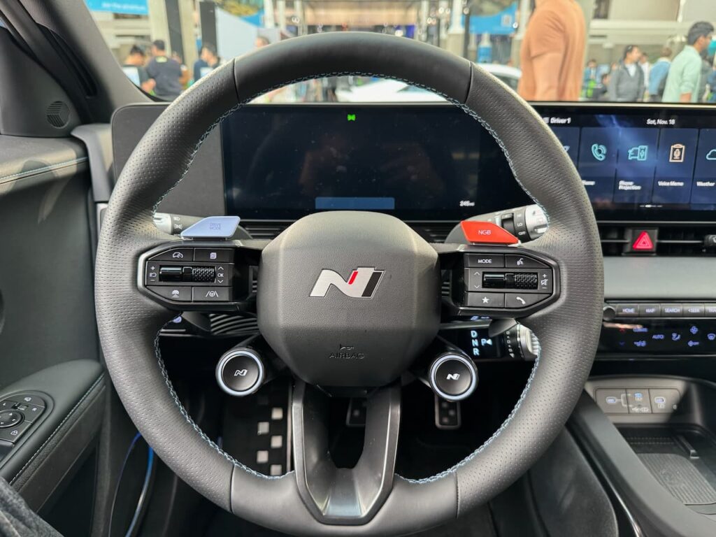 2025 Hyundai Ioniq 5 N steering wheel