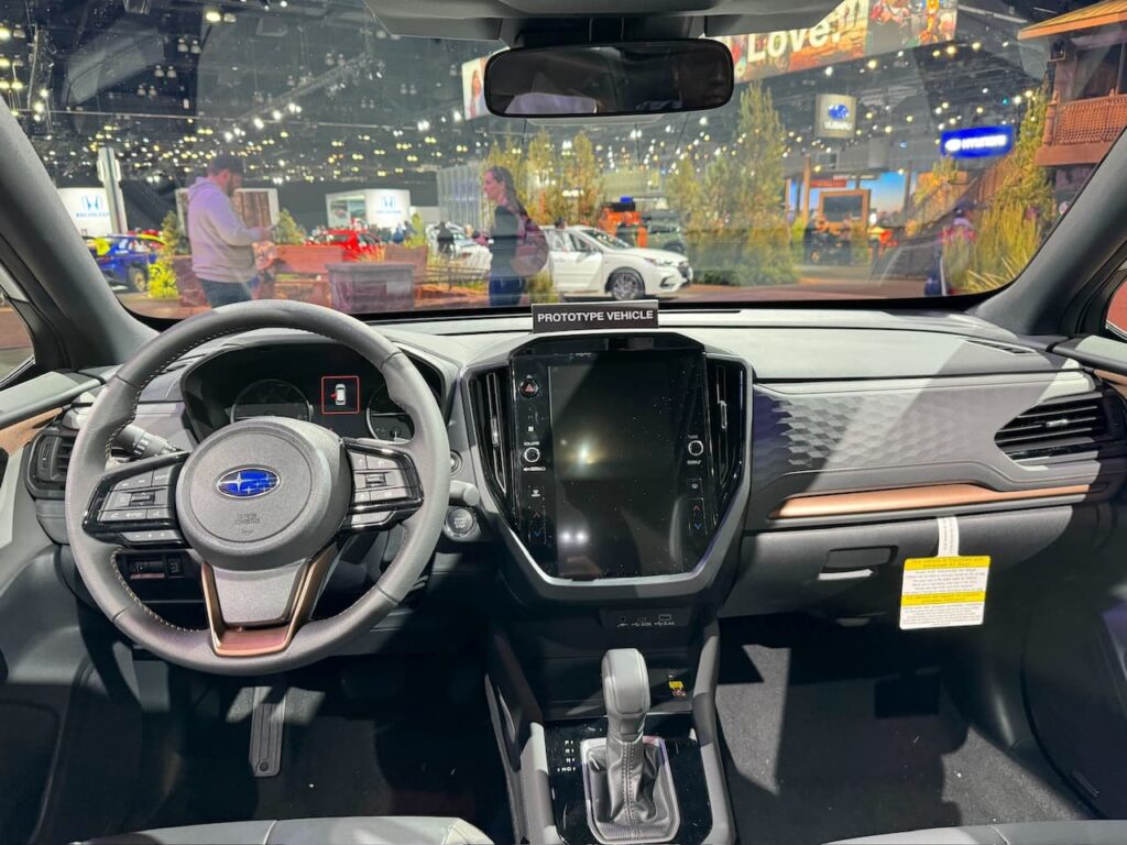 2025 Subaru Forester dashboard