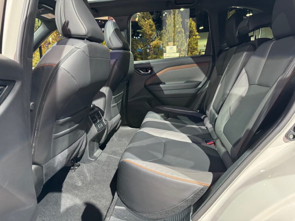 2025 Subaru Forester rear seat