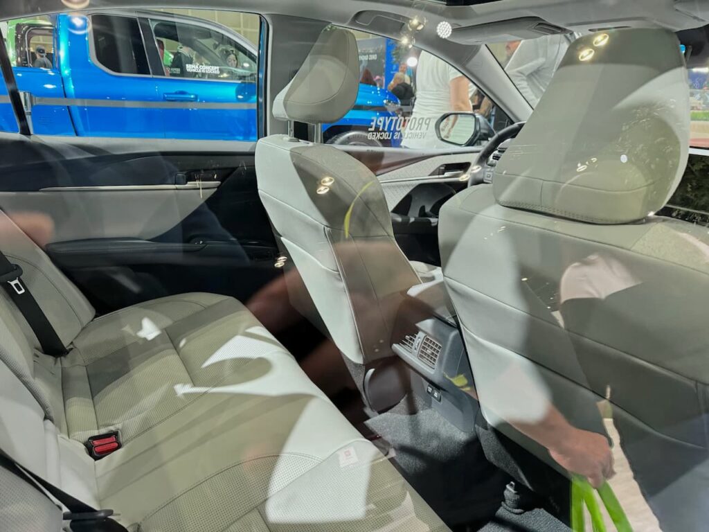2025 Toyota Camry rear seat
