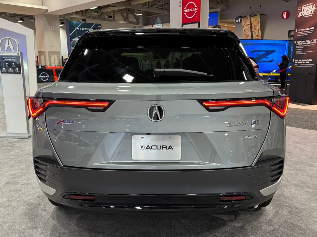 Acura ZDX A-Spec rear live image