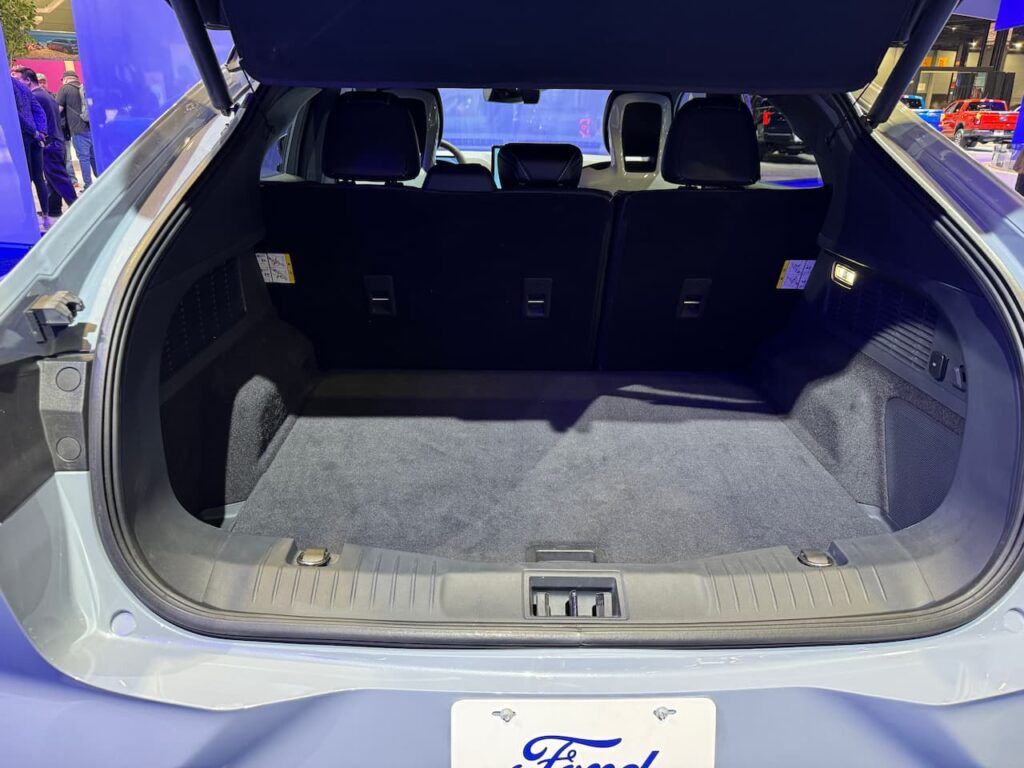 2024 Ford Mustang Mach-E Rally cargo area
