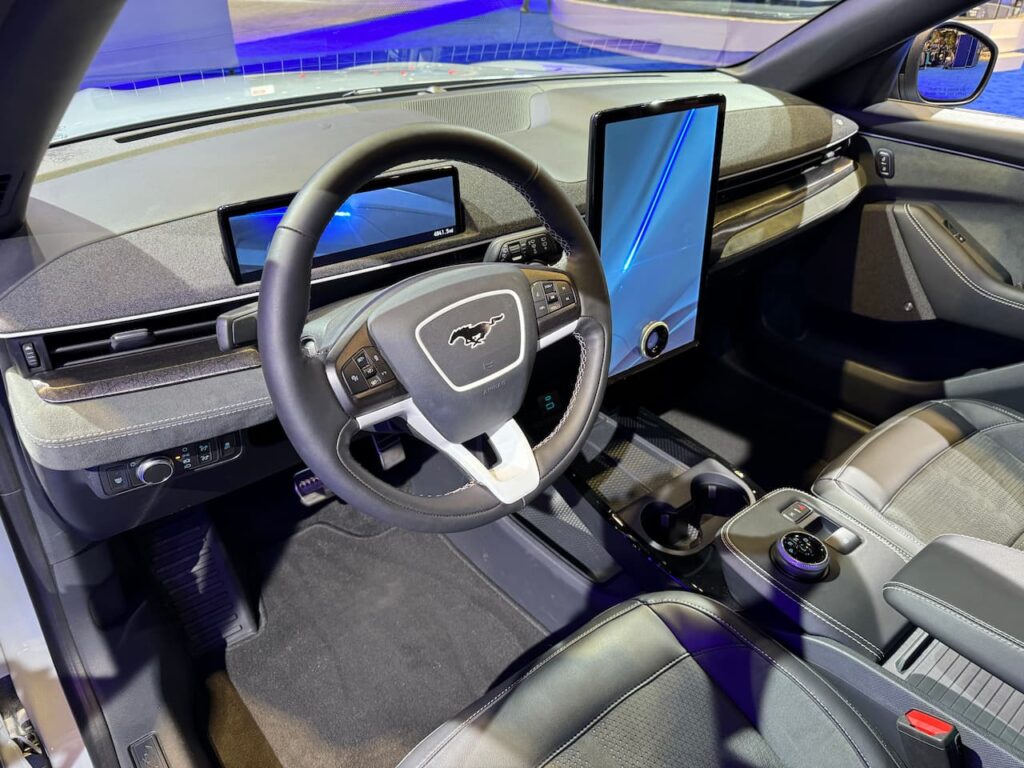 2024 Ford Mustang Mach-E Rally dashboard live image