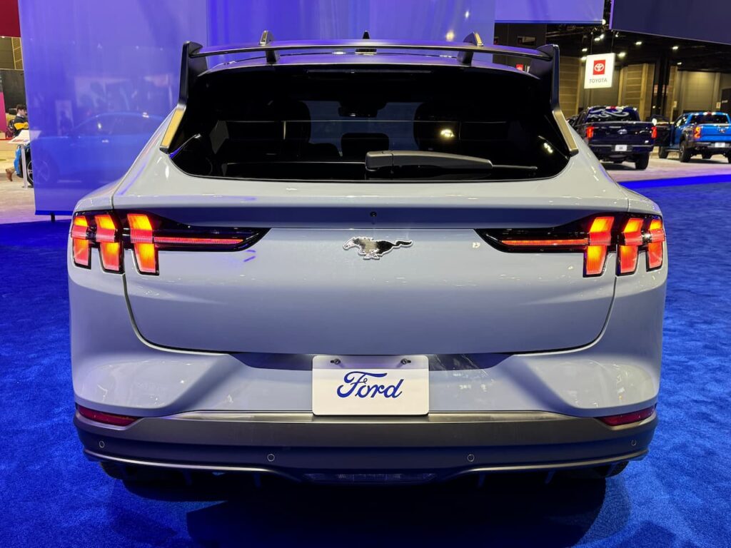 2024 Ford Mustang Mach-E Rally rear live image