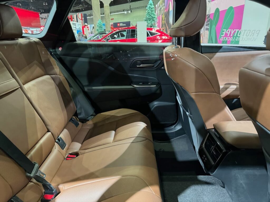 Toyota Crown Signia rear seat