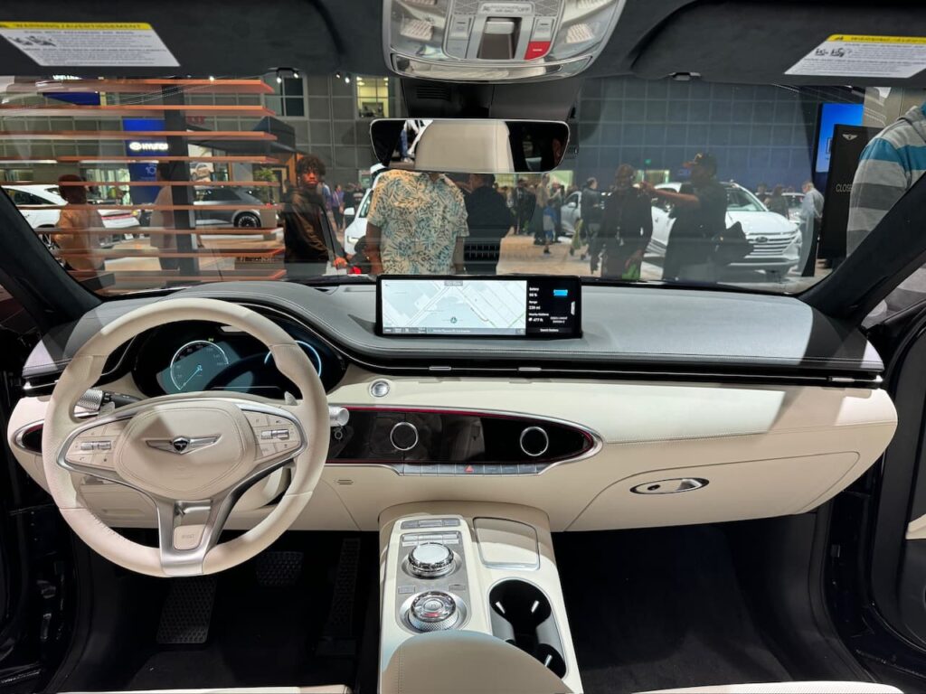 2024 Genesis Electrified GV70 interior dashboard