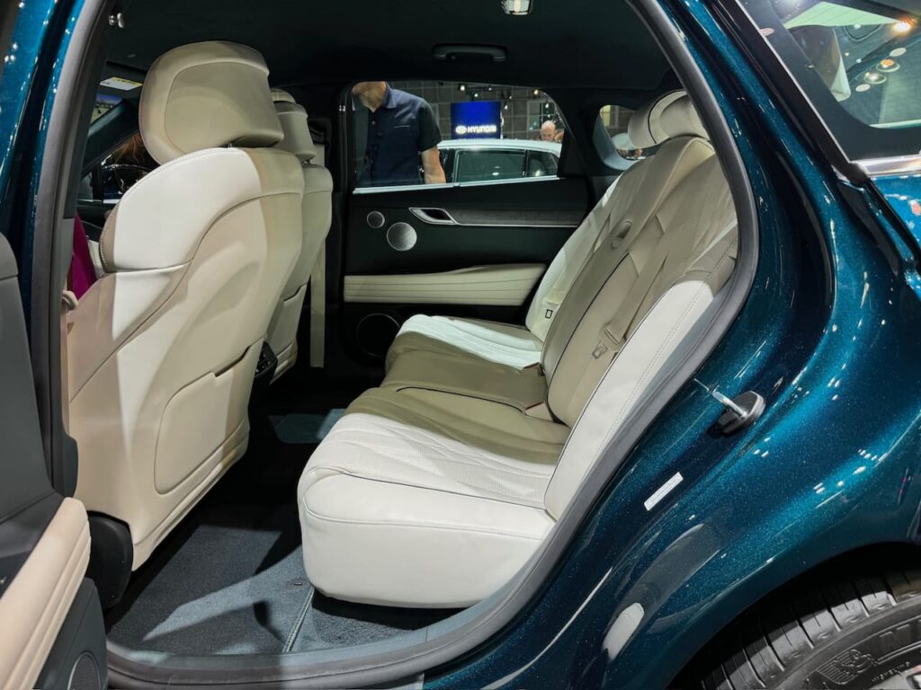 2024 Genesis G80 Electrified rear seat